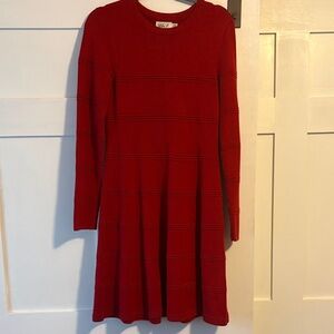 Eliza J Long-Sleeve Knit Dress